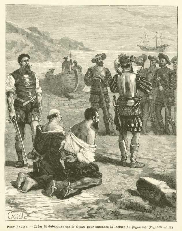 Porto Famine (incisione) da French School