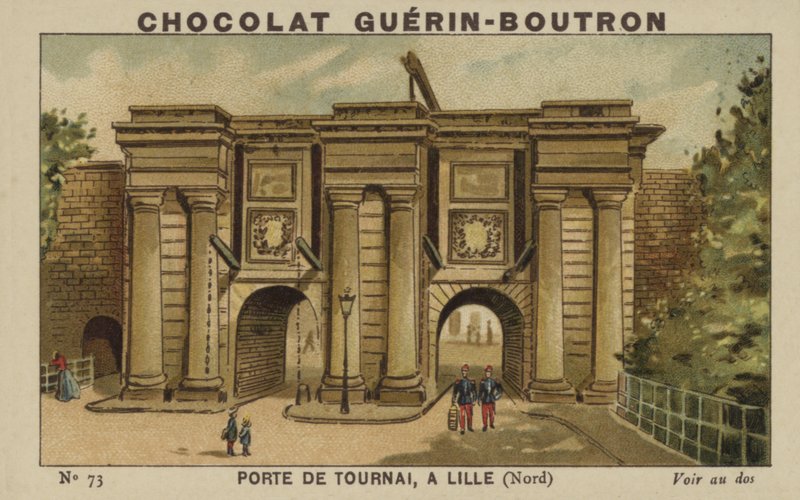 Porta di Tournai, a Lille, Nord da French School