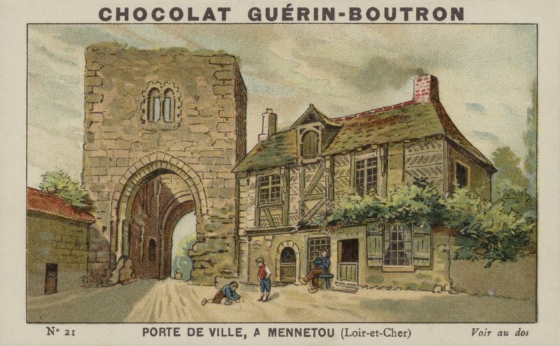 Porta della Città, a Mennetou, Loir-et-Cher da French School