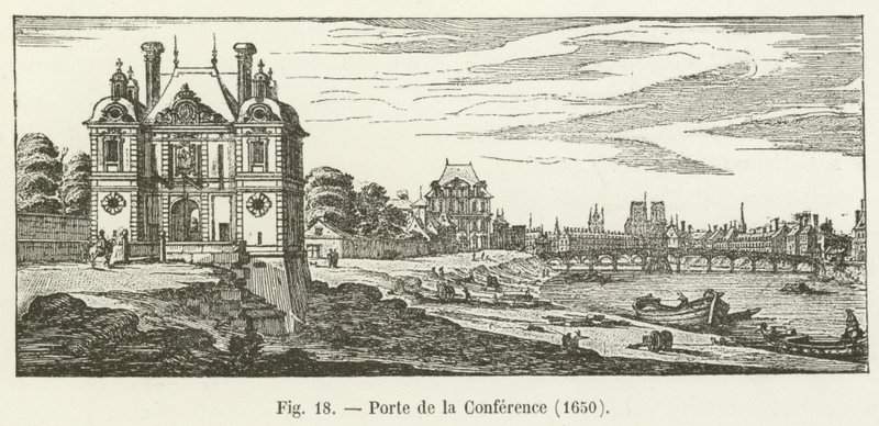 Porta della Conferenza, 1650 da French School