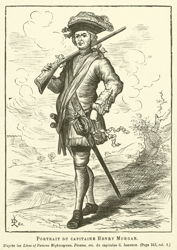 Ritratto del Capitano Henry Morgan da French School