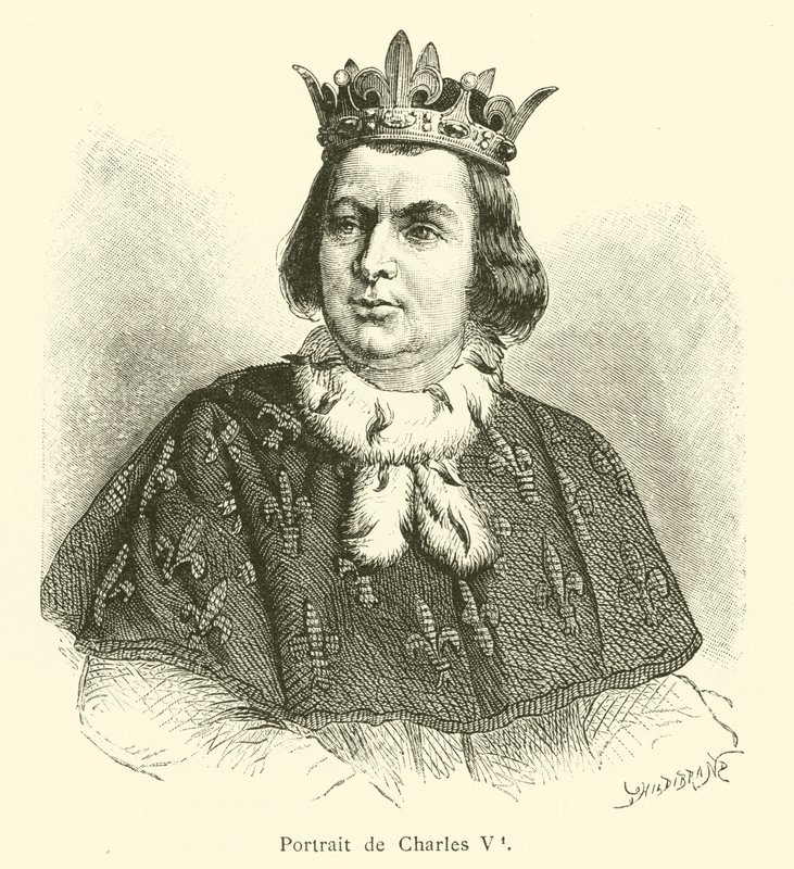 Ritratto di Carlo V (incisione) da French School