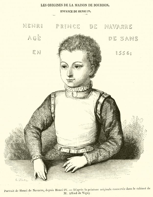 Ritratto di Enrico di Navarra, poi Enrico IV da French School