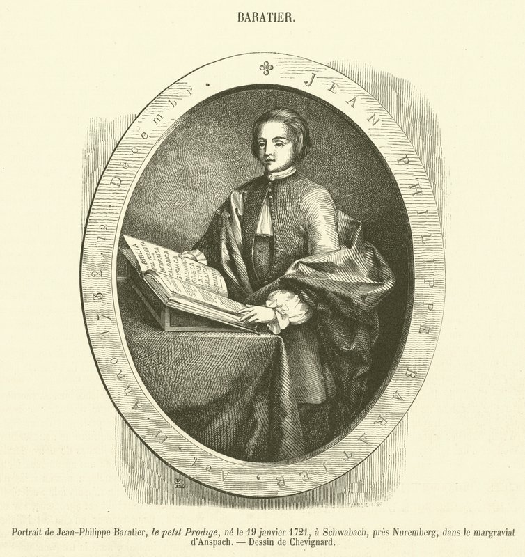 Ritratto di Jean-Philippe Baratier da French School