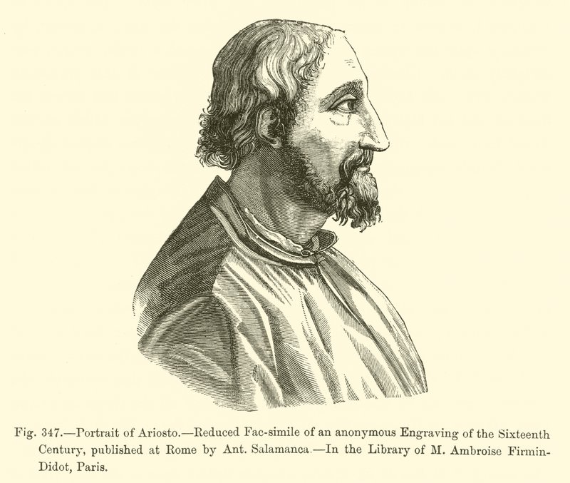 Ritratto di Ariosto (incisione) da French School