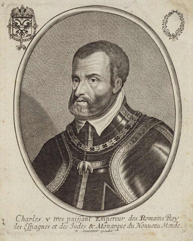 Ritratto di Carlo V, Sacro Romano Imperatore da French School
