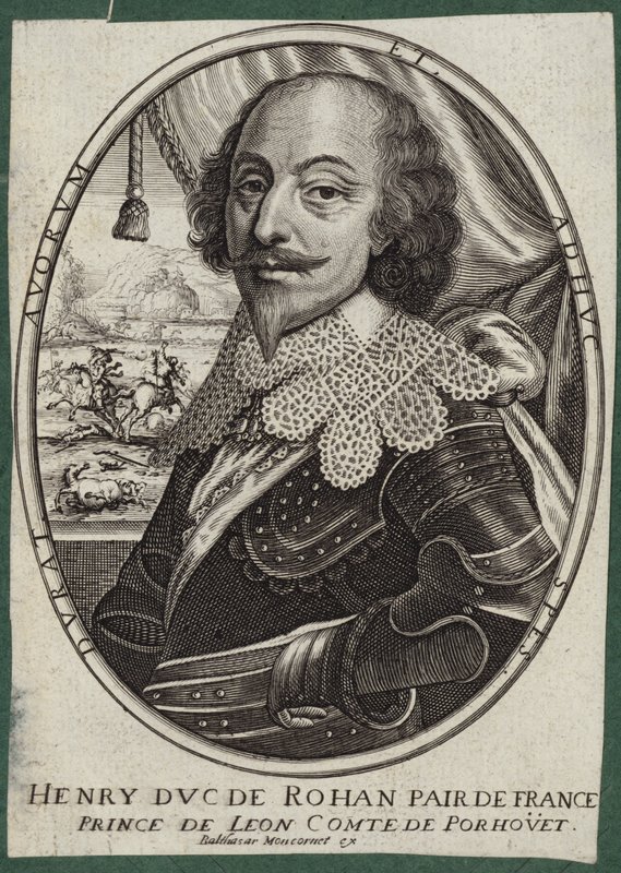 Ritratto di Henri de Rohan, Duca di Rohan da French School