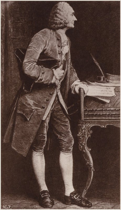 Ritratto di Jean-Philippe Rameau da French School
