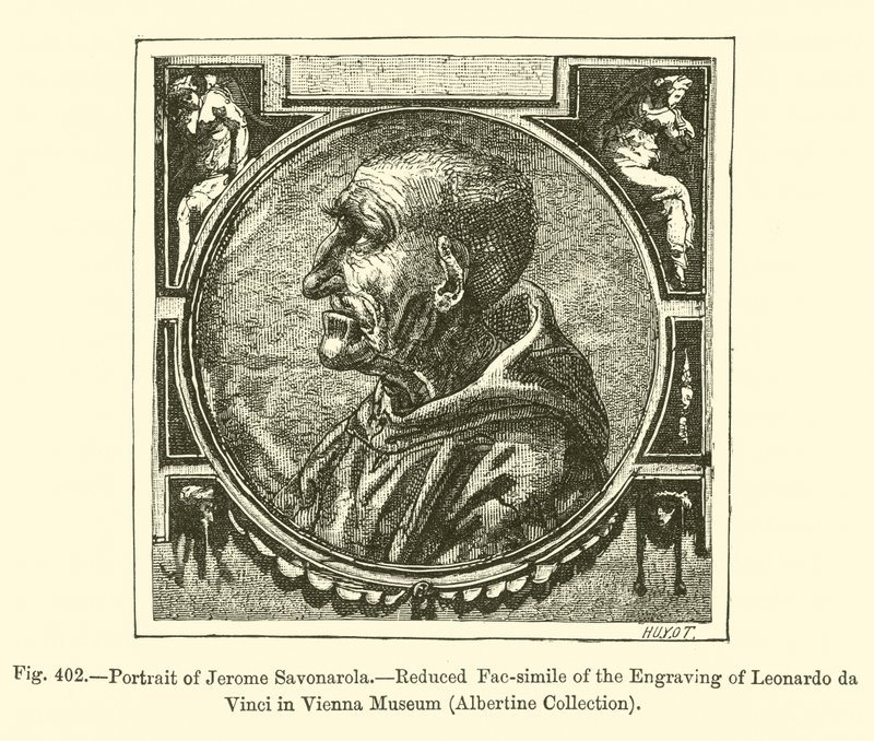 Ritratto di Girolamo Savonarola da French School