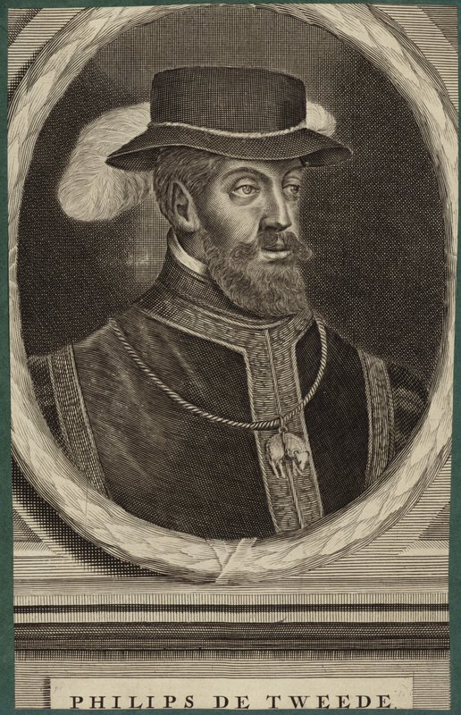Ritratto di Re Filippo II di Spagna da French School