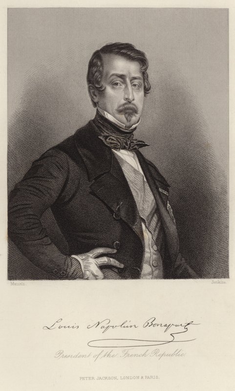 Ritratto di Louis-Napoleon Bonaparte da French School