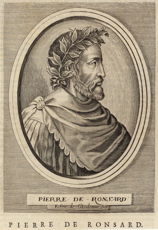 Ritratto di Pierre de Ronsard da French School