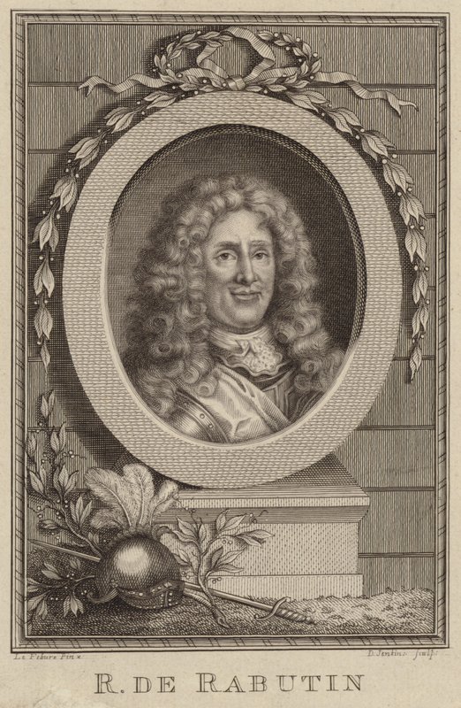 Ritratto di Roger de Rabutin, Comte de Bussy da French School