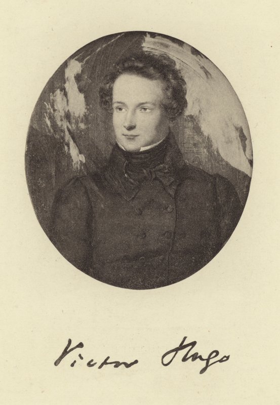 Ritratto di Victor Hugo da French School