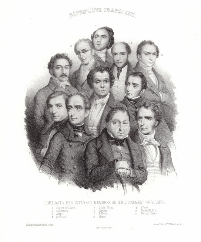 Ritratti dei Cittadini Membri del Governo Provvisorio da French School