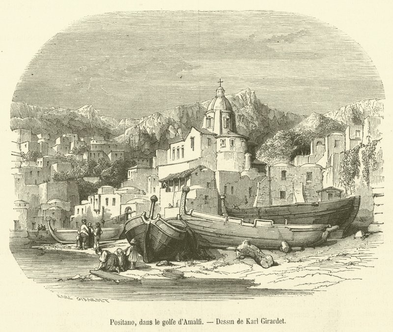 Positano, nel golfo di Amalfi da French School