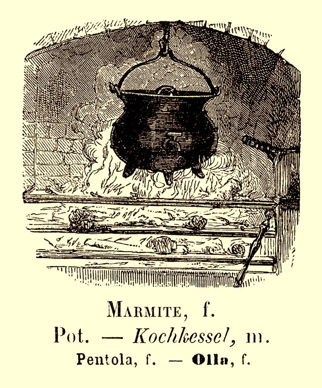 Illustrazione di un vaso da Album Vocabulaire, c.1880 da French School