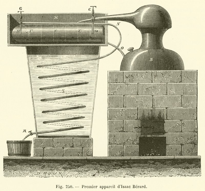 Primo apparecchio di Isaac Berard da French School