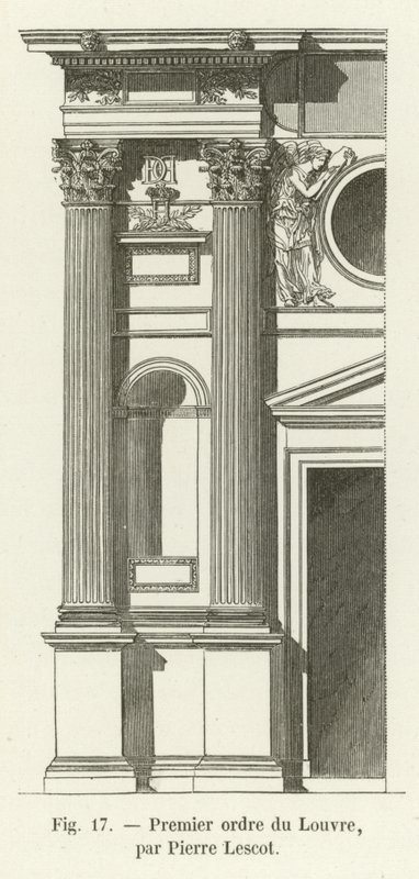 Primo ordine del Louvre, di Pierre Lescot da French School