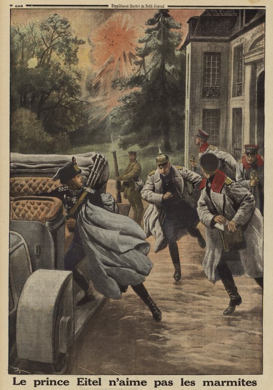 Il principe Eitel Friedrich di Prussia, secondogenito dell