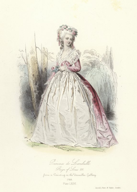 Principessa de Lamballe, regno di Luigi XVI di Francia da French School