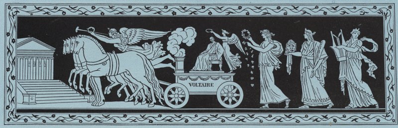 Processione che porta i resti di Voltaire al Pantheon, Parigi, 1791 da French School