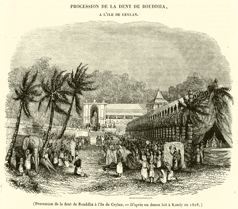 Processione del dente di Buddha nell