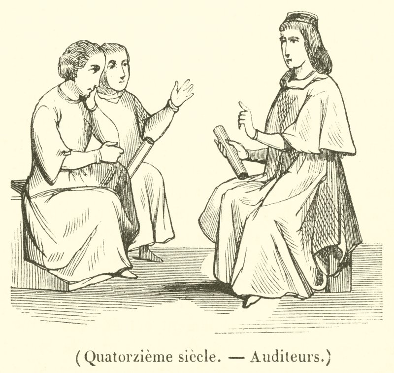 Quattordicesimo secolo, Ascoltatori da French School