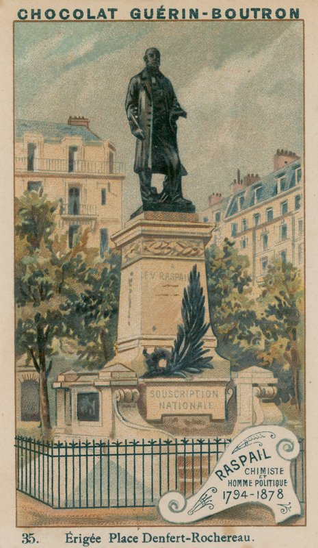 Raspail, Chimico e Politico, 1794-1878, eretta Place Denfert-Rochereau da French School