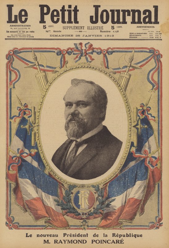 Raymond Poincare, nuovo Presidente della Repubblica Francese da French School