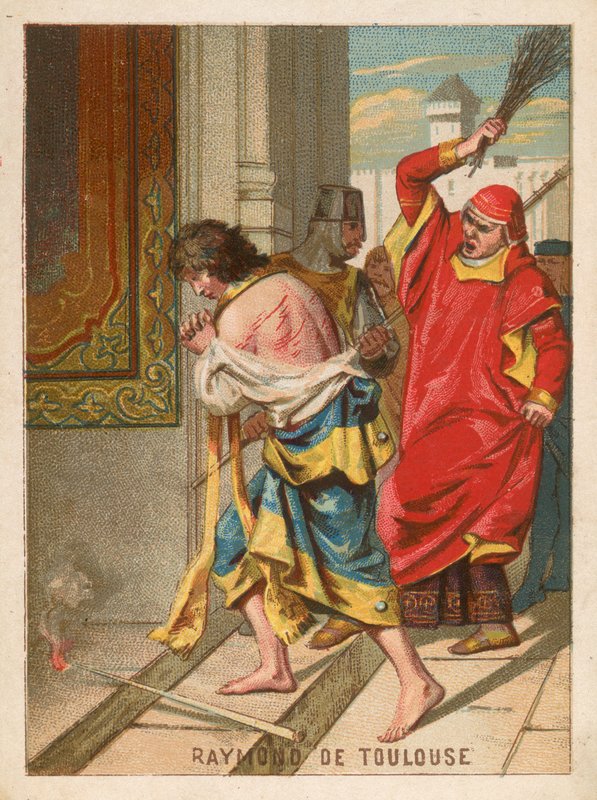 Raimondo di Tolosa picchiato in Anatolia da French School
