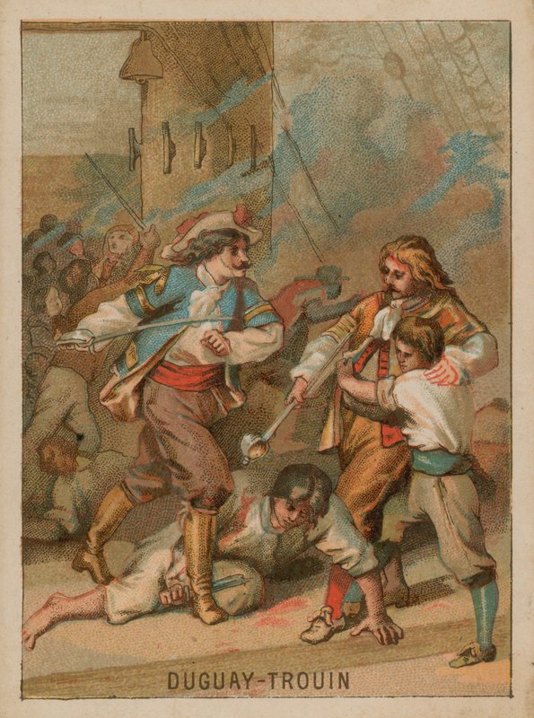 René Duguay-Trouin corsaro francese di Saint Malo da French School