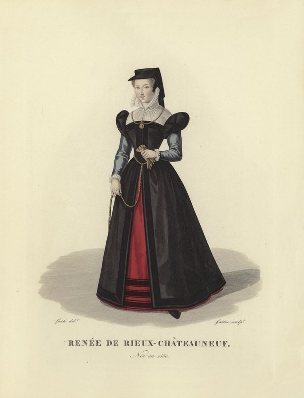 Renée de Rieuf, La Belle Chateauneuf da French School
