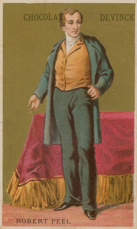 Robert Peel, statista conservatore inglese del XIX secolo da French School