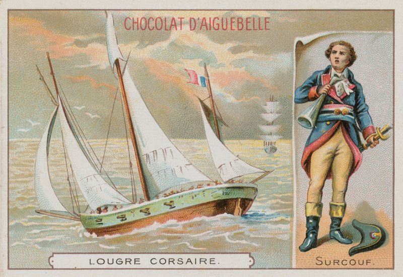 Robert Surcouf, corsaro francese della fine del XVIII e inizio XIX secolo da French School
