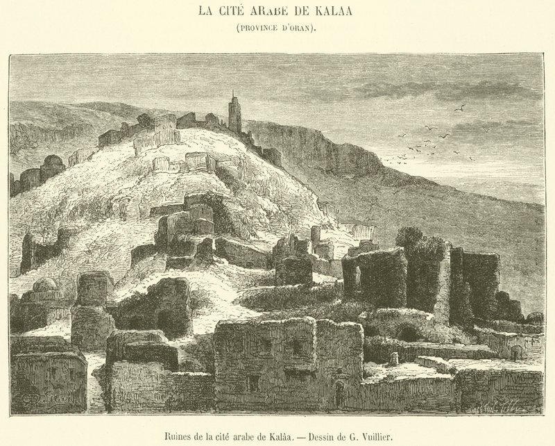 Rovine della città araba di Kalaa da French School