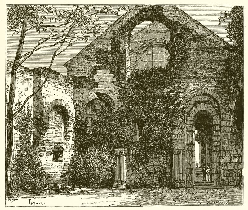 Rovine del palazzo delle Terme da French School