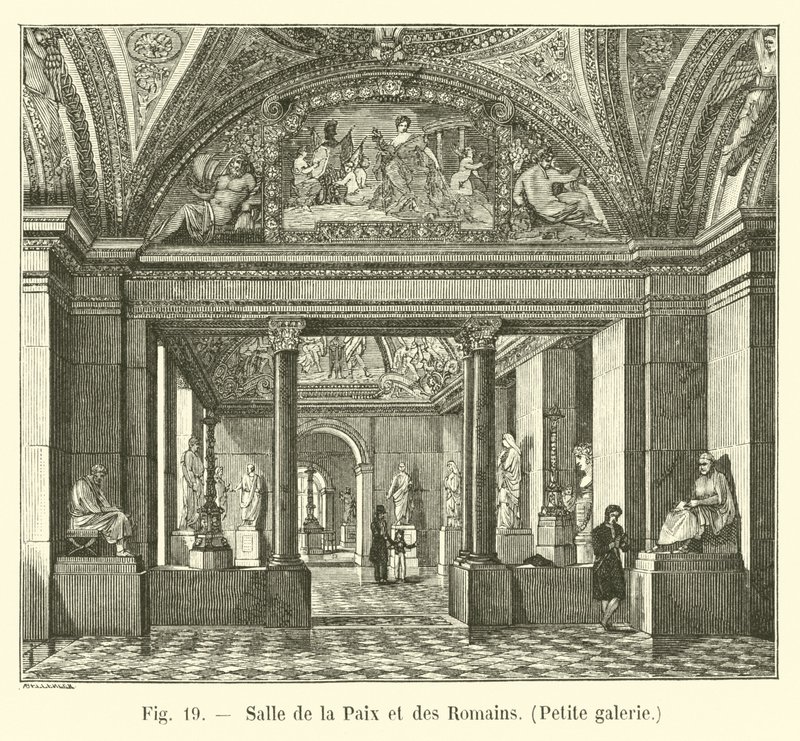 Sala della Pace e dei Romani, Piccola galleria da French School