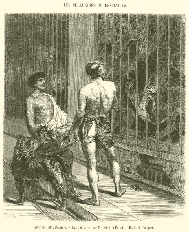 Salone del 1861, Pittura, I Belluari (incisione) da French School