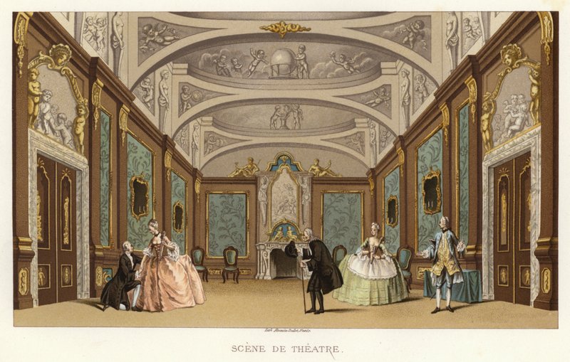 Scena di teatro da French School