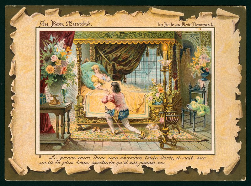 Scena da La bella addormentata da French School