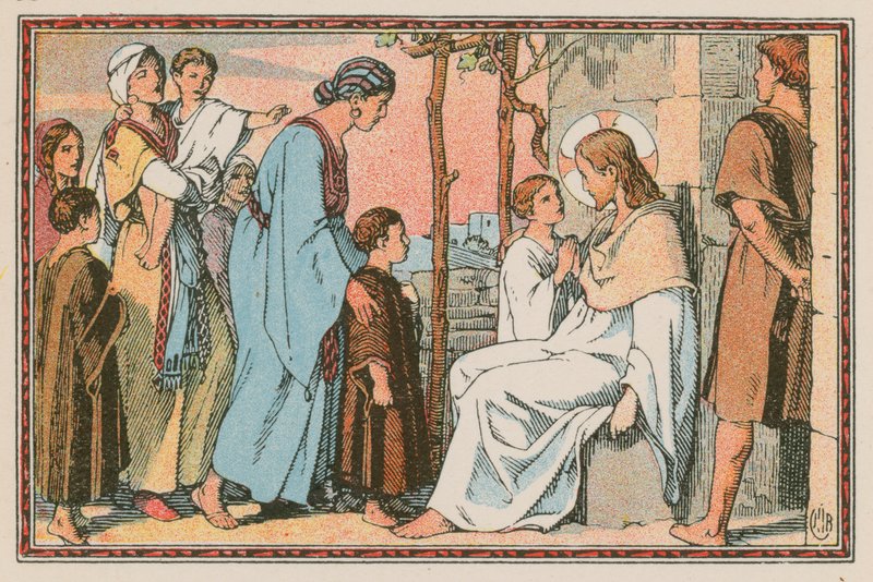 Scena dalla vita di Gesù da French School