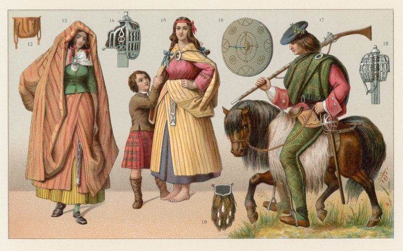 Costume scozzese da French School