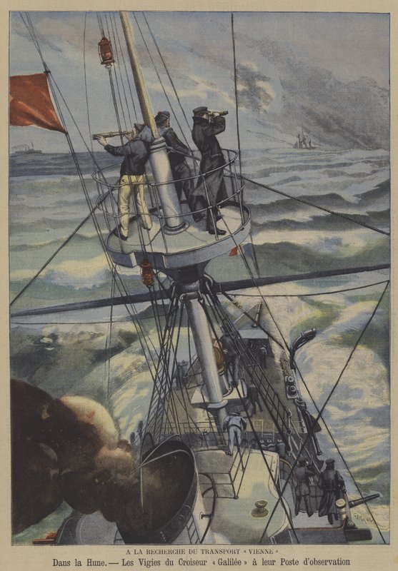 Ricerca della nave francese scomparsa Vienne da French School