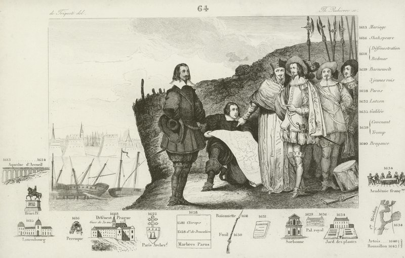 Assedio di La Rochelle, Francia, 1627-1628 da French School