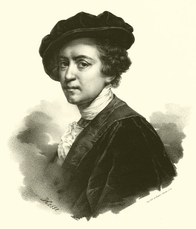 Ritratto di Sir Joshua Reynolds da French School