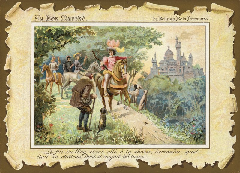 La bella addormentata, Principe a cavallo da French School