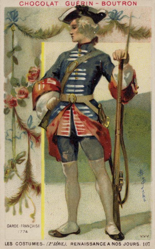Soldato delle Guardie Francesi, 1774 da French School