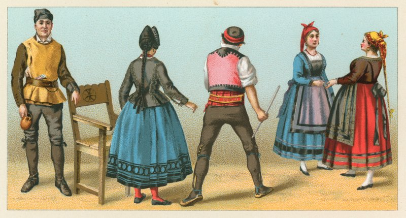 Costume spagnolo da French School