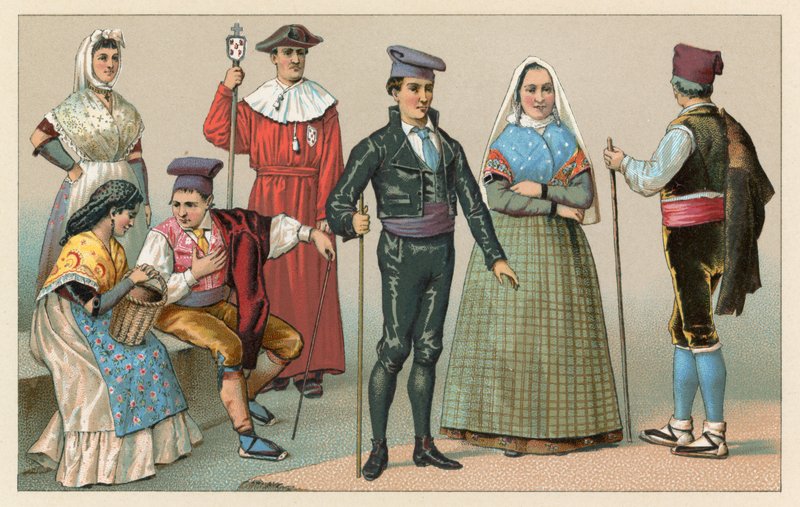 Costume spagnolo da French School
